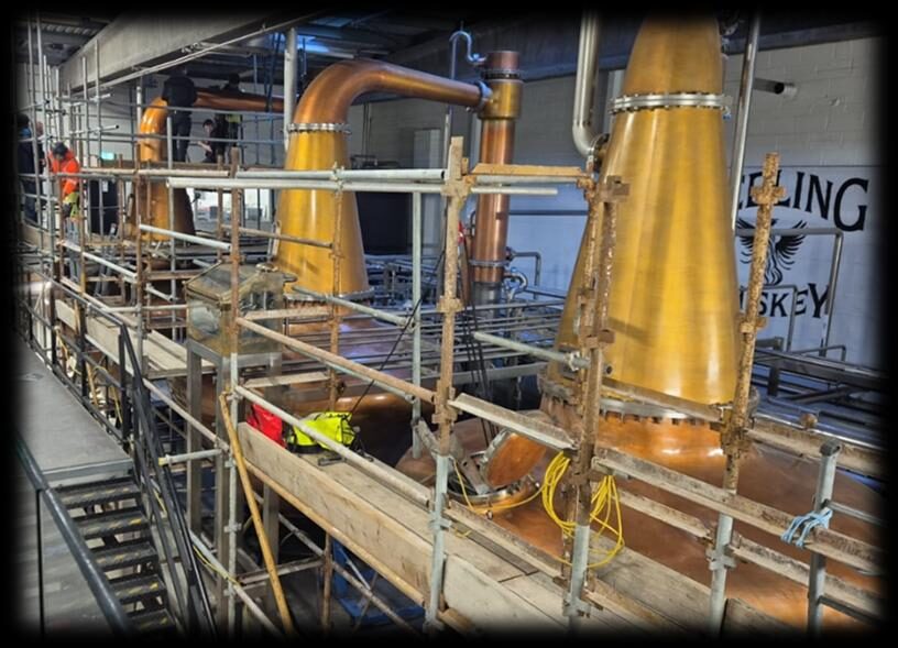 Teeling Whiskey Company — scaffolding by Hardwood Scaffolding and Plant Ltd
